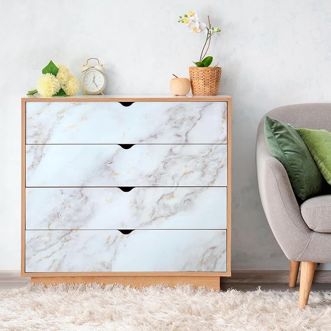 rabbitgoo Marble Contact Paper for Countertops, Self Adhesive Peel and Stick - Image 7