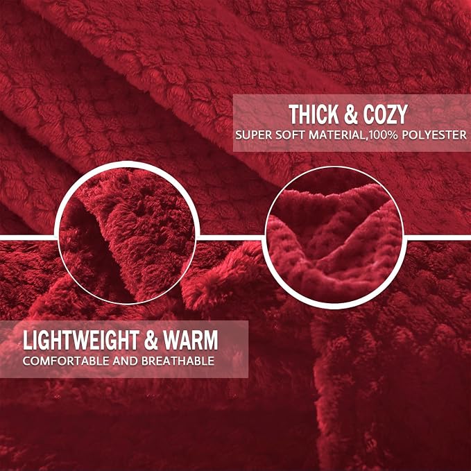 Exclusivo Mezcla Fleece Bed Blanket King Size, Super Soft and Warm Blankets - Image 7