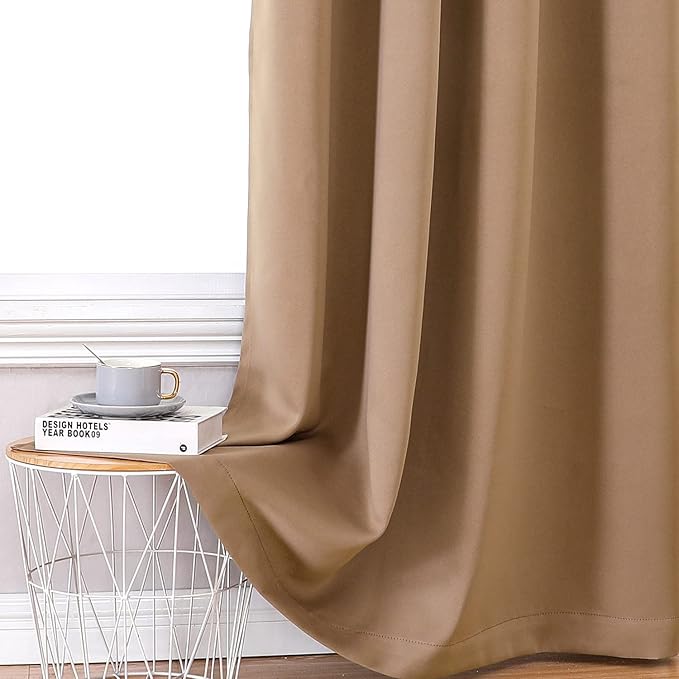 ChrisDowa 100% Blackout Curtains 72 inch Long - Image 7