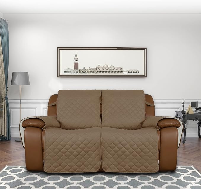 Easy-Going Oversized Loveseat Recliner Cover, Reversible Couch Cover - Image 2