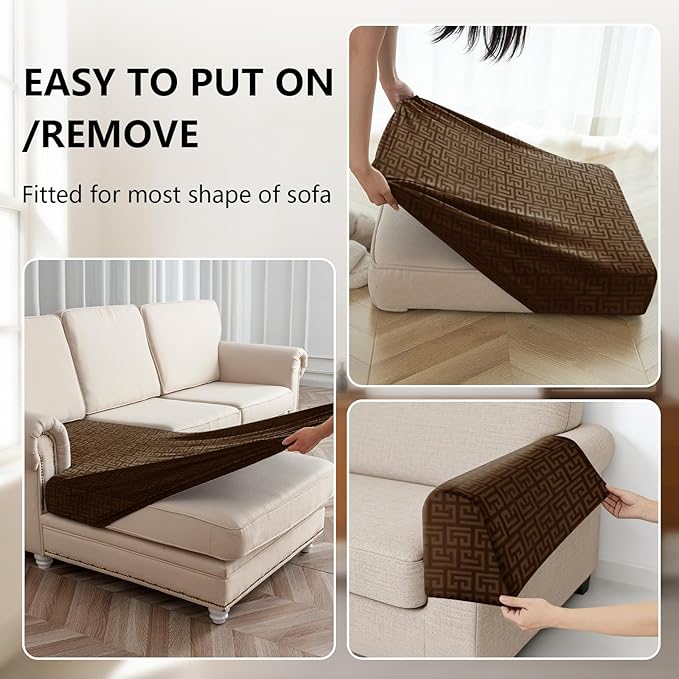 UNBBRRL Stretch Couch Backrest Cushion Cover - Image 4