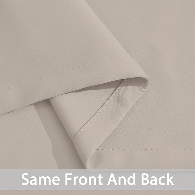Yakamok Room Darkening Blackout Curtains Thermal Insulated Grommet Curtain - Image 6