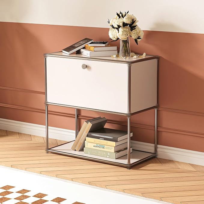Modern Storage Cabinet Sideboard Versatile Free-Standing Organizer Cabinets - Image 2