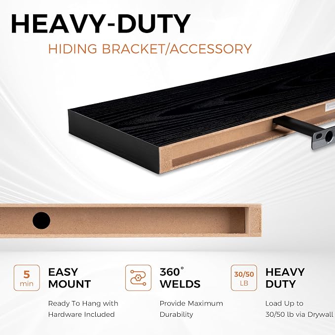 Fun Memories Floating Shelves for Wall, Floating Shelf for Living Room - Image 4