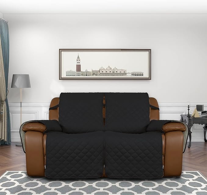 Easy-Going Oversized Loveseat Recliner Cover, Reversible Couch Cover - Image 2