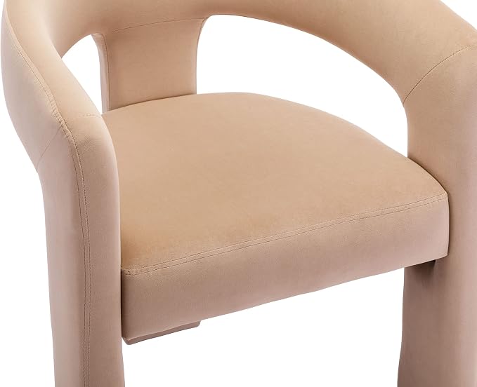 VESCASA Velvet Barrel Dining Chair - Image 9