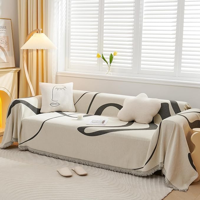 VClife Couch Cover Sofa Covers for 2 Cushion Couch, Washable Sofa Covers for Dog - Image 8