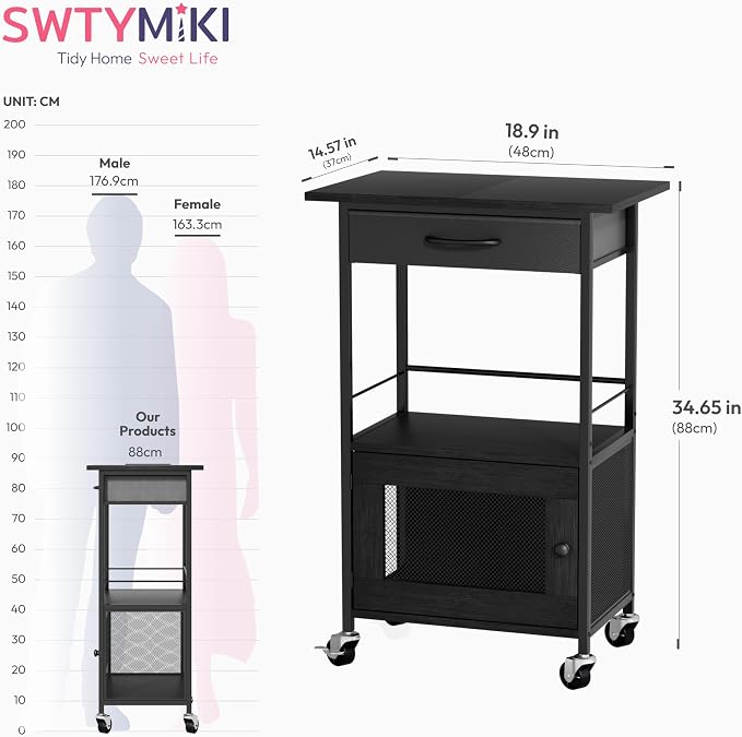SWTYMIKI Buffets Coffee Bar Cabinet - Image 8