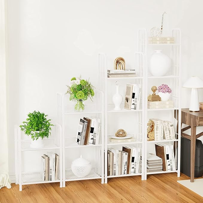 Bookshelf Storage Shelf Small Bookcase Freestanding Storage Stand - Image 9