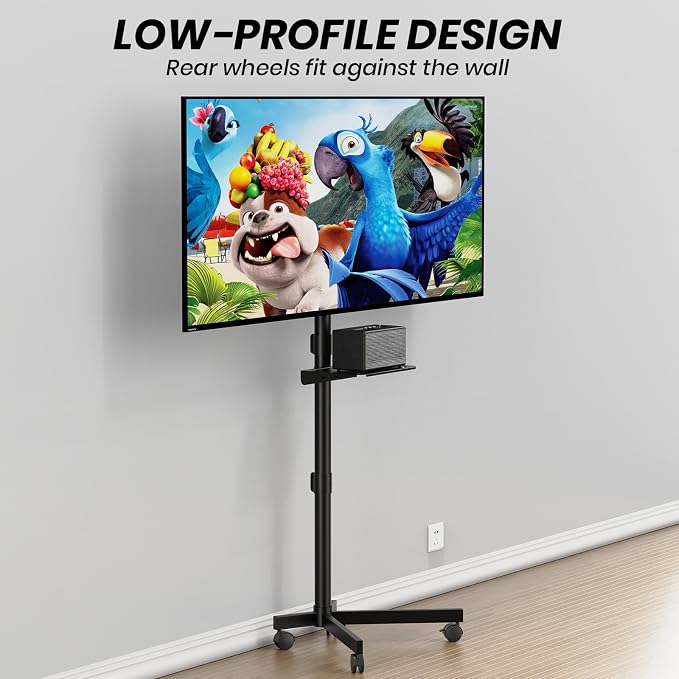 Mobile TV Cart for 23-60 Inch LCD LED OLED Flat Curved Screen TVs - Image 5