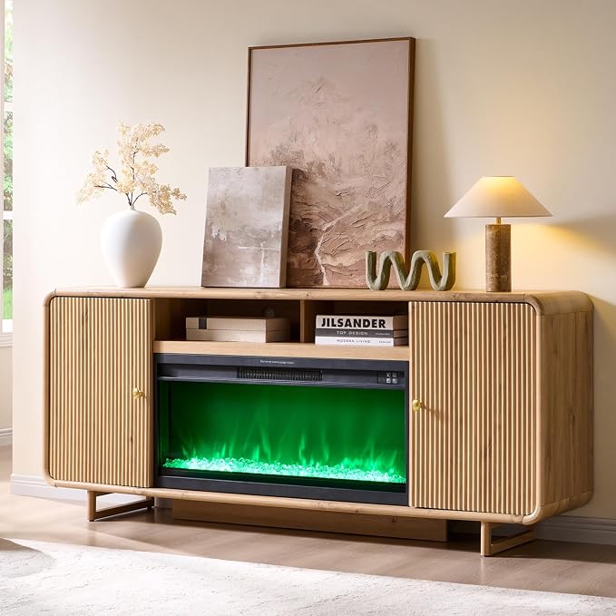 IFGET 70" Fluted Fireplace TV Stand by IFGETEnrichYourLivingSpace