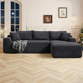 108" Cloud Sectional Couch, Modern Modular Sectional Sofa by HANXIN
