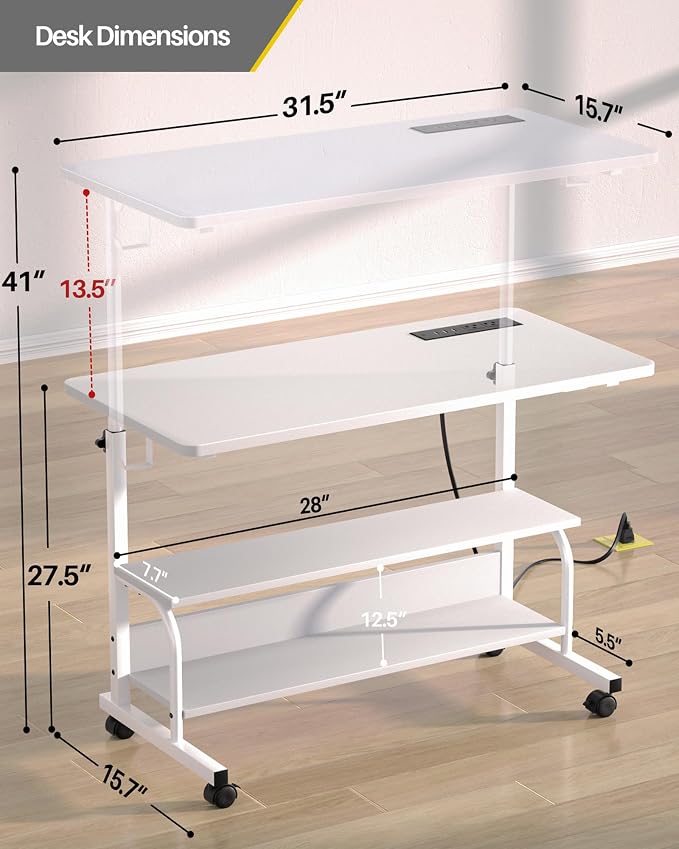 Armocity Rolling Standing Desk - Image 3