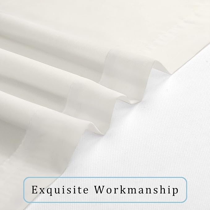 OWENIE Sheer Curtains 90 Inches Long, Elegant Sheer Curtains - Image 8