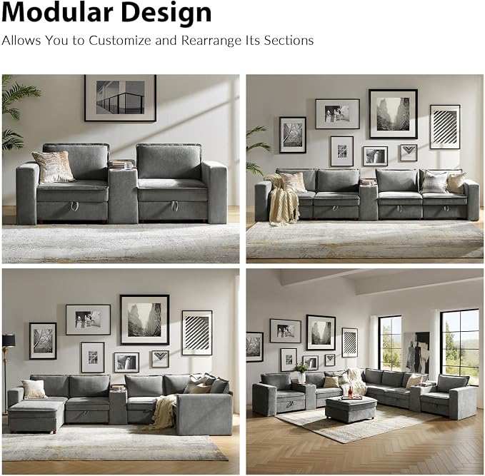 EcoHarbor Living Modular Sofa Center Console - Image 5