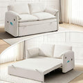 63" Velvet 3 in 1 Convertible Sleeper Sofa Bed, Pull Out Couch Bed Loveseat by UMBFUN