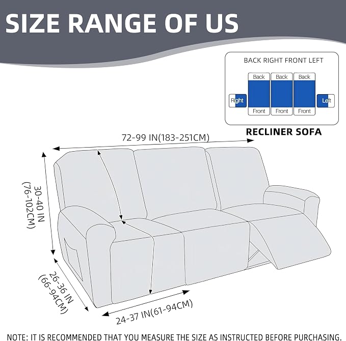 Genina Recliner Sofa Covers - Image 4