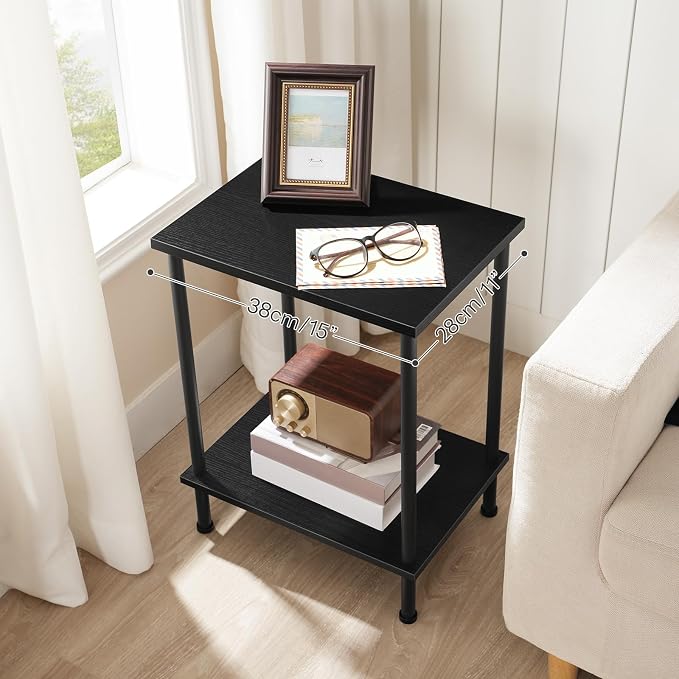 HOOBRO End Table Set of 2, Small Side Table, Nightstand - Image 5