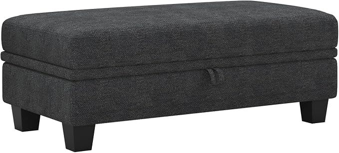 Belffin Fabric Large Ottoman - Image 7