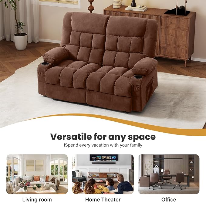 BOSMILLER Reclining Loveseat - Image 7