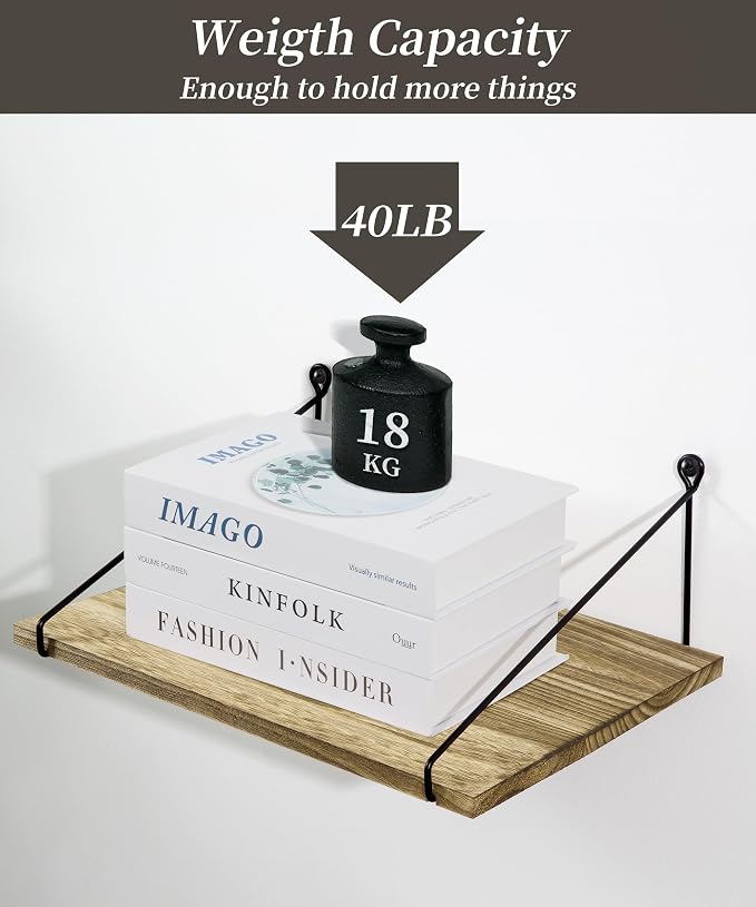 Afuly 12 Inch Deep Floating Shelves - Image 8