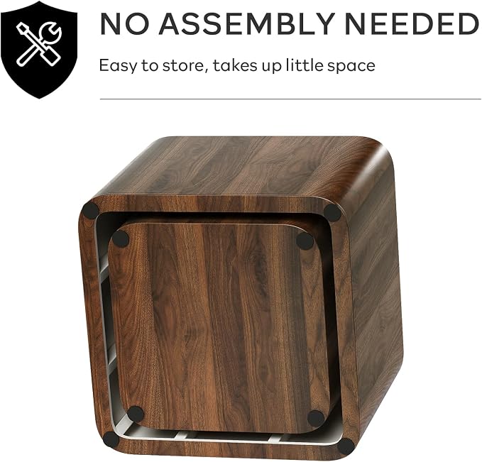 Nesting Coffee Table Set of 2, Modern Coffee Table and End Table Sets, Small - Image 7