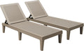 Devoko Outdoor Chaise Lounge Chair Set of 2 by DEVOKO