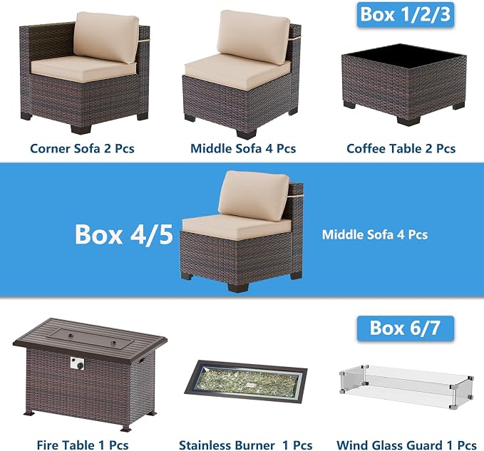 Outdoor Patio Furniture Set - Image 8