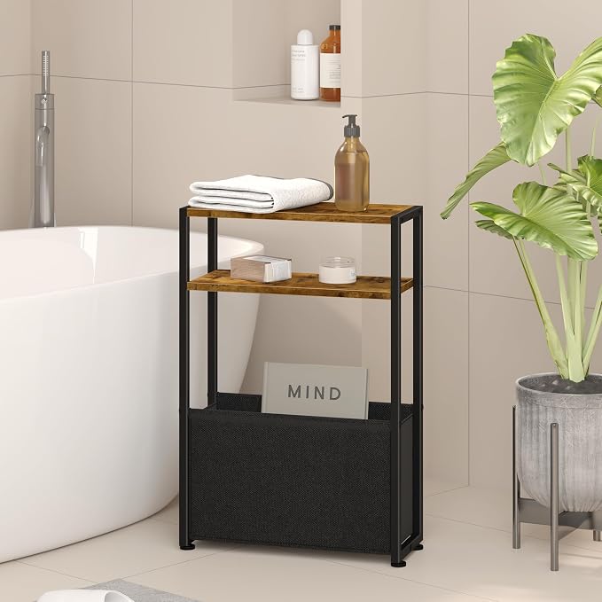 Leomonio Narrow Side Table, Slim End Tables - Image 7