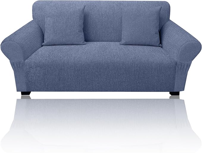 Loveseat Slipcover with 2 Pillow Cover by Jcones