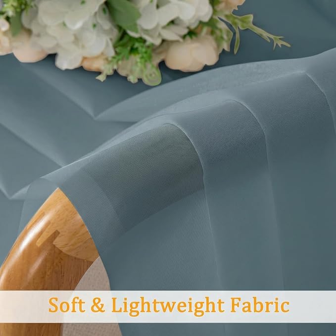 Gwine Short Kitchen Sheer Curtains 30 Inch Length - Image 7