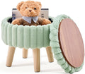 Wimarsbon Storage Ottoman, Modern Round Footrest by Wimarsbon