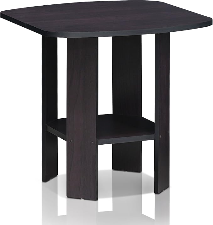 Furinno SIMPLE DESIGN Side Table, 2-Tier Modern End Table - Image 5