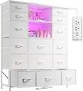 EnHomee 51" H White Dresser by EnHomee