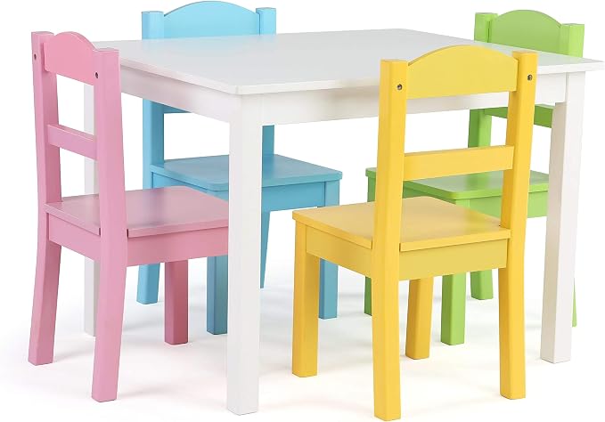 Humble Crew Kids Table and Chair Set, Toddler Activity Table - Image 7