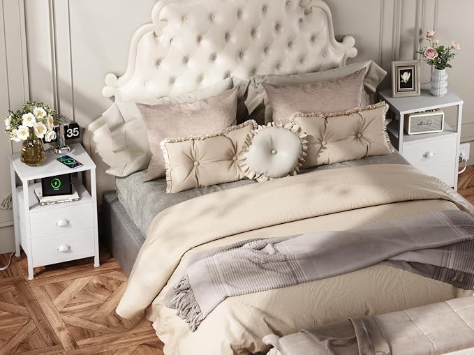 Furologee Nightstands Set of 2, End Tables Set of 2 - Image 7