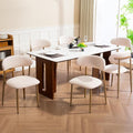 UVV Dining Chairs Set of 6, Metal Kitchen Chairs by UVVLivetheQualityLife