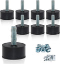 NEWBYTEK 1/4-20 Rubber Adjustable Furniture Leveler，8 Pack Leveling Feet Screws by DIYfurniturerepairtools