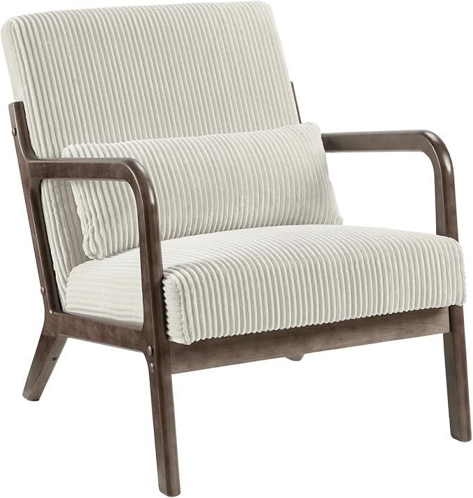Garvee Mid-Century Accent Chair Set of 2, Cozy Reading Chair, Modern Lounge - Image 5