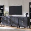 IFBUY Modern Sideboard Buffet Cabinet, 92.63" W Fluted Arched Buffet Cabinet by IFBUYFarmhouseFurniture