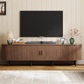 ONBRILL 86.6" TV Stand with Power Outlet by ONBRILL