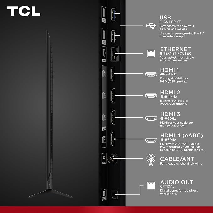 TCL Amazon Exclusive 85 Inch Class T7 Series | 4K QLED HDR Lag-Free Smart - Image 21