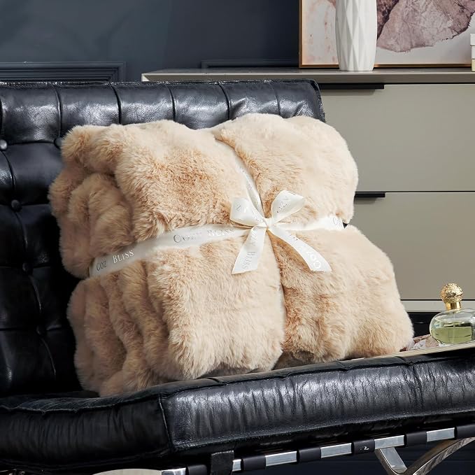 Cozy Bliss Faux Fur Throw Blanket - Image 6