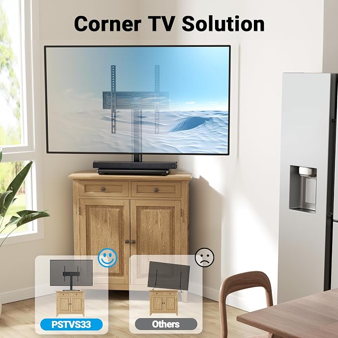 PERLESMITH Universal Swivel TV Stand - Image 6