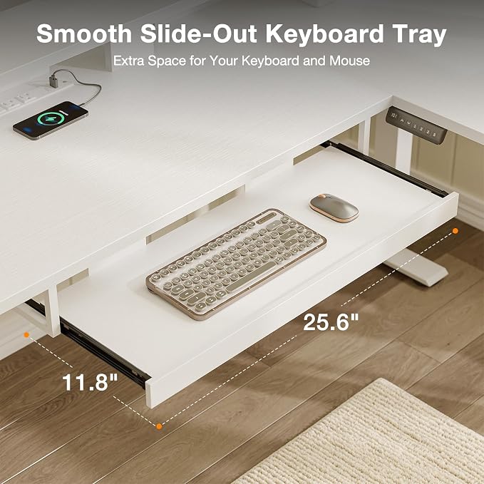 Casaottima 59 Inch Electric L-Shaped Standing Desk - Image 8