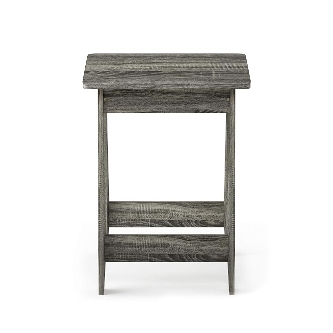 Furinno Beginning End Table, French Oak Grey - Image 8