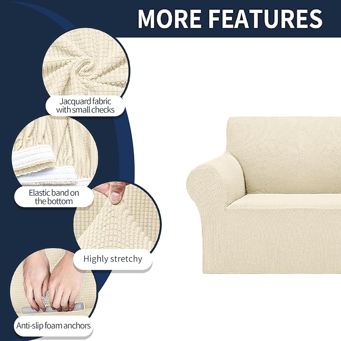 Cupuamon 2026 New Stretch Chair Sofa Slipcovers Couch Cover - Image 4