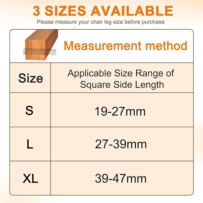 24 Pcs Chair Leg Floor Protectors - Image 5