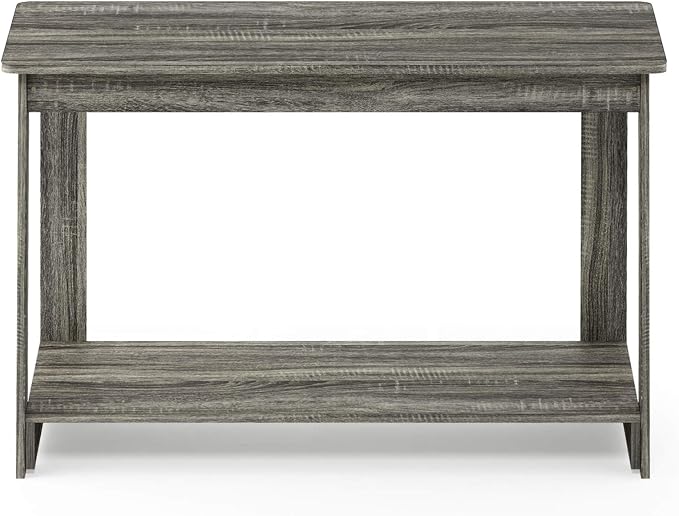 Furinno BEGINNING TV Stand, 2-Tier Rectangular Entertainment Center - Image 5