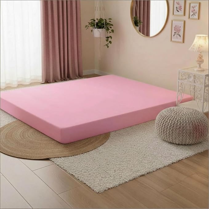 Stretchy Queen Fitted Sheet for 4 Inch Low Profile Mattress - Image 4